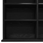 Cabinet para CDs con estante Roble Negro 101 x 23 x 177,5 cm