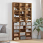 Cabinet para CDs con estante Roble Negro 101 x 23 x 177,5 cm