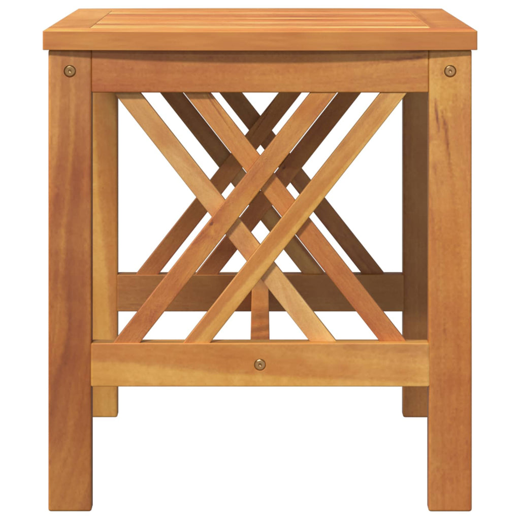 Mesa lateral Marrón Madera maciza de Acacia