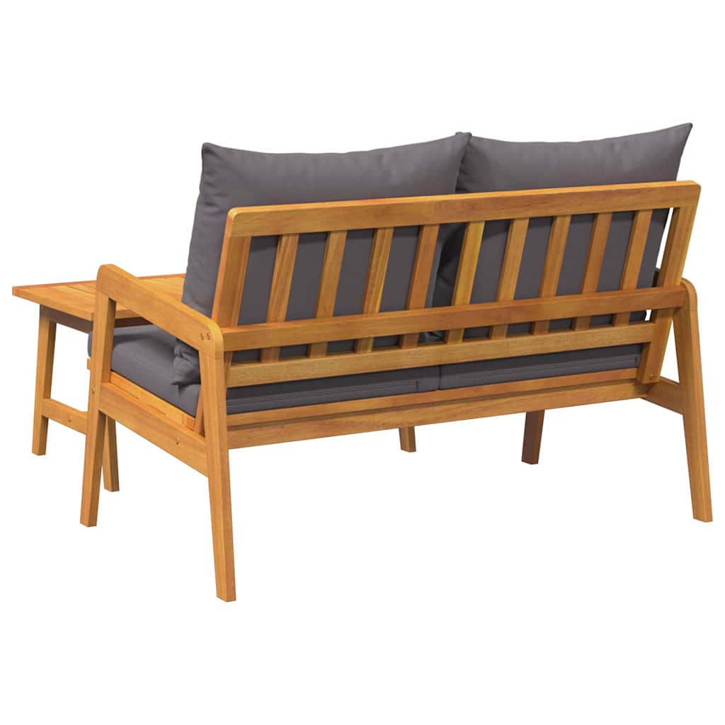 Conjunto bistro 2 pcs Aceite Natural Madera de Acacia Sólida