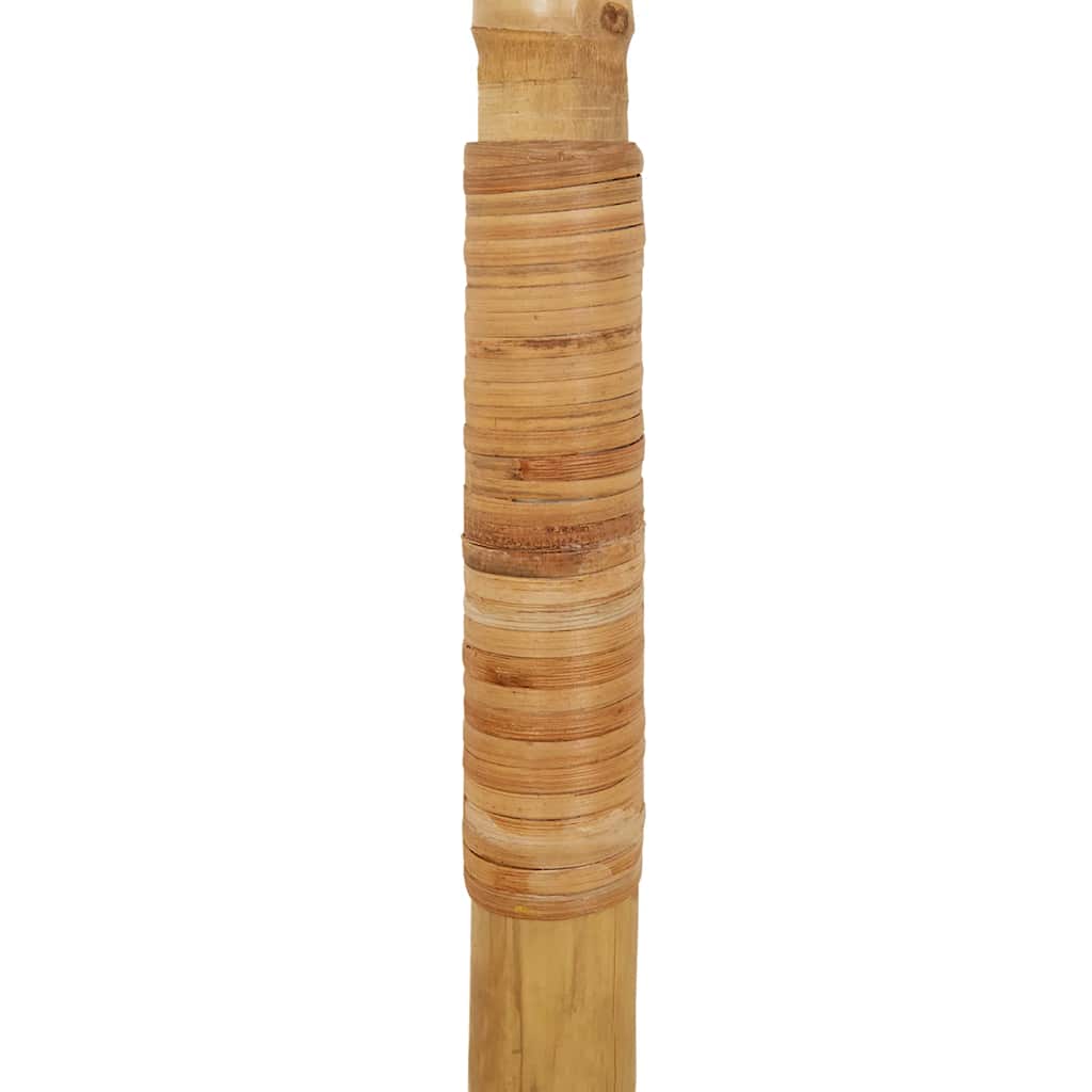 Sombrilla Tiki con dosel de hojas de plátano de bambú de 150 cm