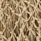 Sombrilla Tiki con dosel de hojas de plátano de bambú de 150 cm
