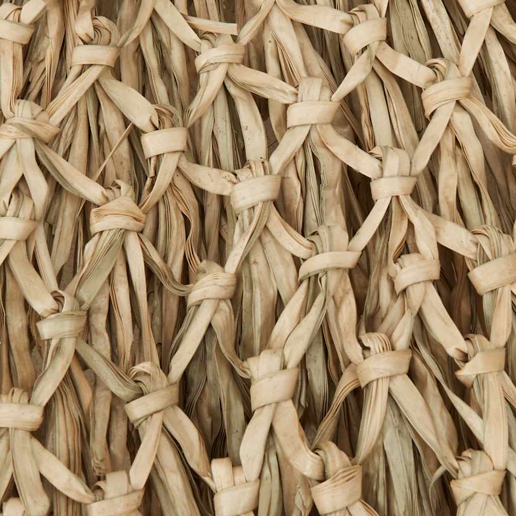 Sombrilla Tiki con dosel de hojas de plátano de bambú de 150 cm