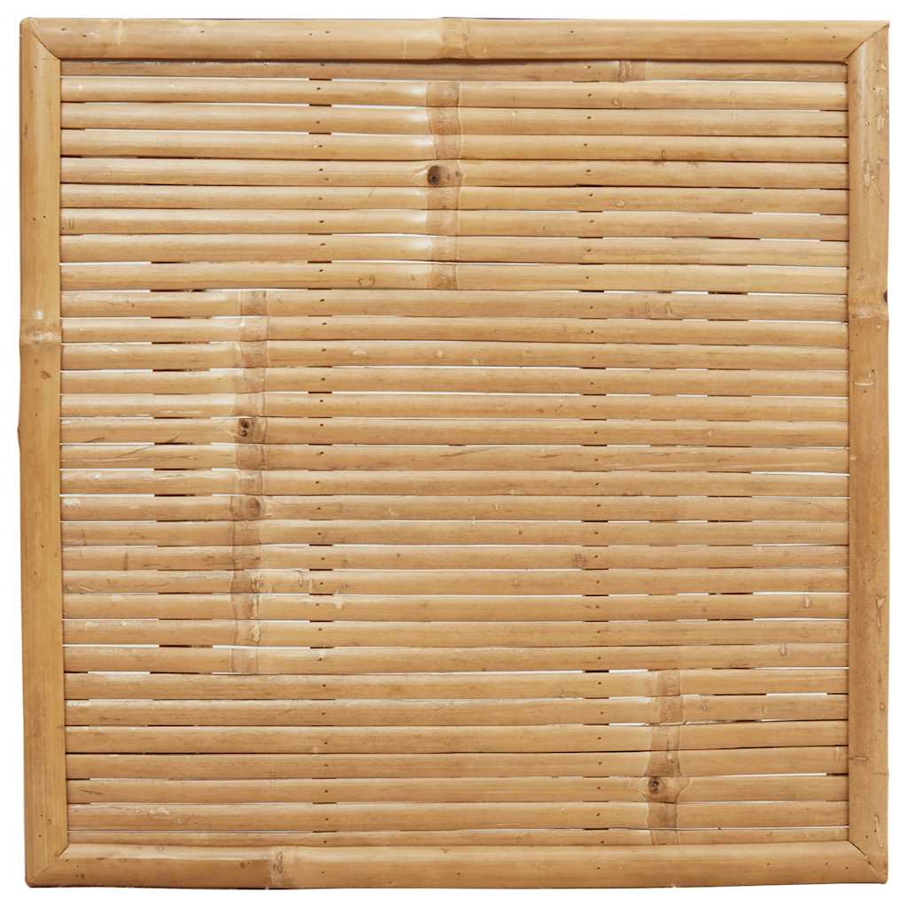 Square outdoor bamboo bar table 55x55x100 cm