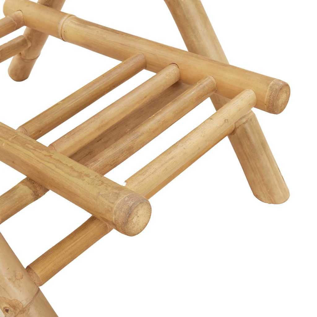 Conjunto de bar para exterior de 3 piezas plegable de bambú