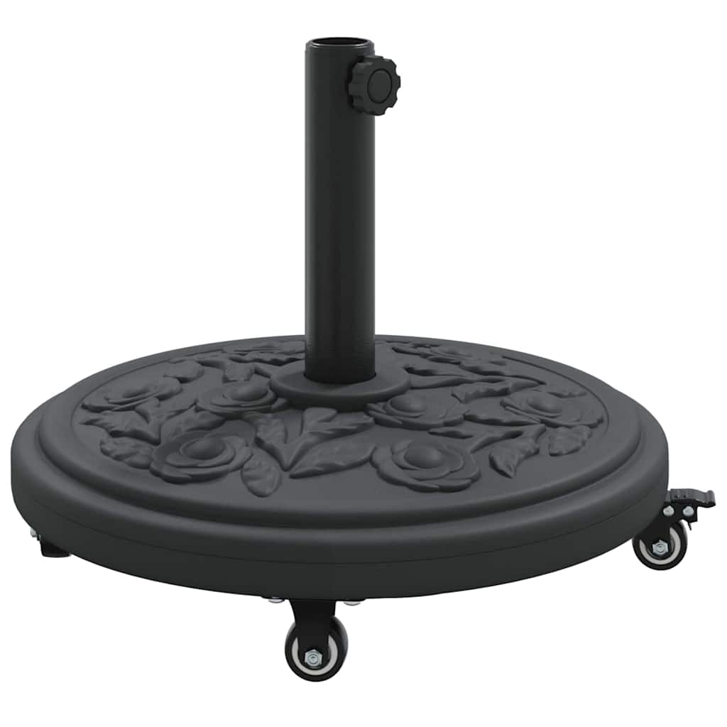 Base para sombrilla Art Deco Negro Ø 45 x 39,5 cm Hierro