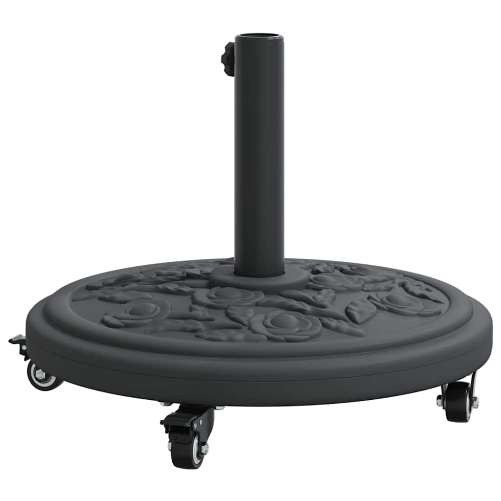 Base para sombrilla Art Deco Negro Ø 45 x 39,5 cm Hierro