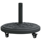 Base para sombrilla Art Deco Negro Ø 45 x 39,5 cm Hierro