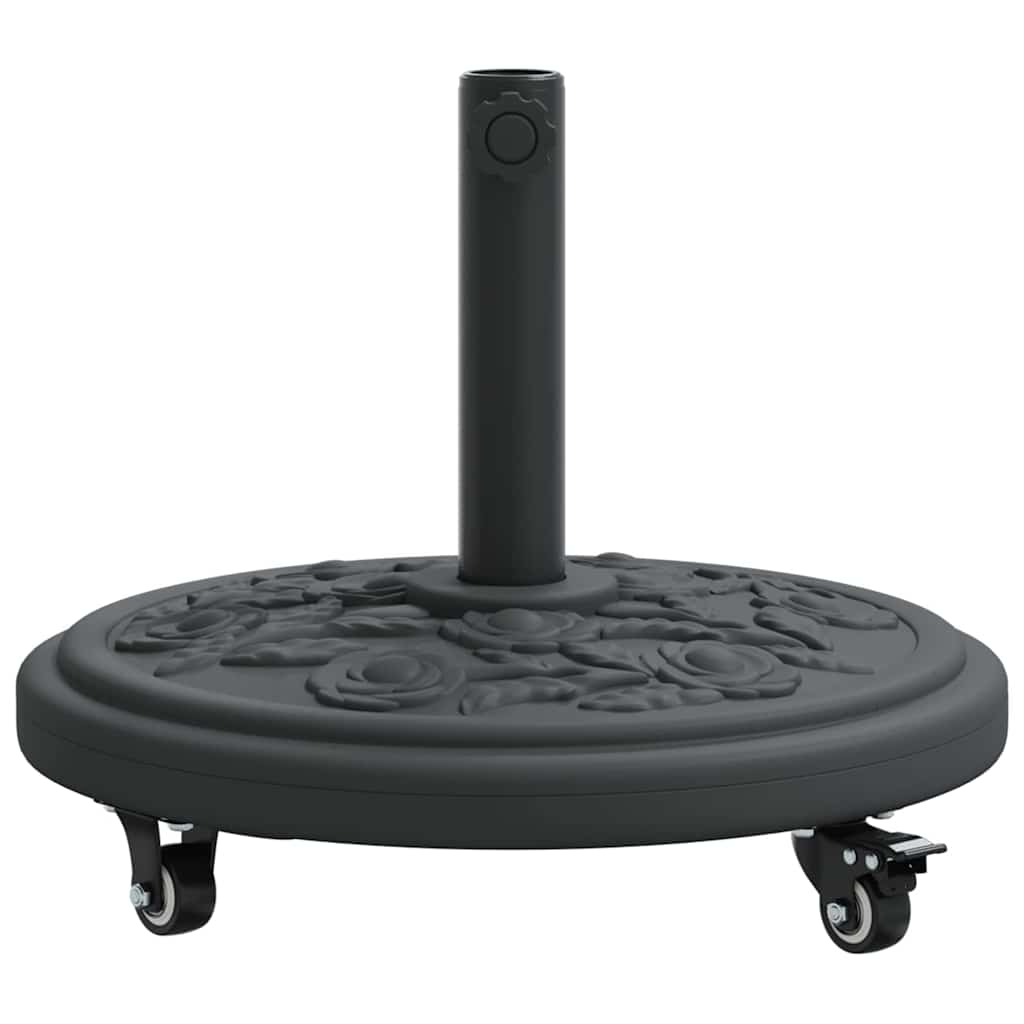 Base para sombrilla Art Deco Negro Ø 45 x 39,5 cm Hierro