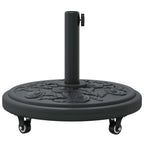 Base para sombrilla Art Deco Negro Ø 45 x 39,5 cm Hierro
