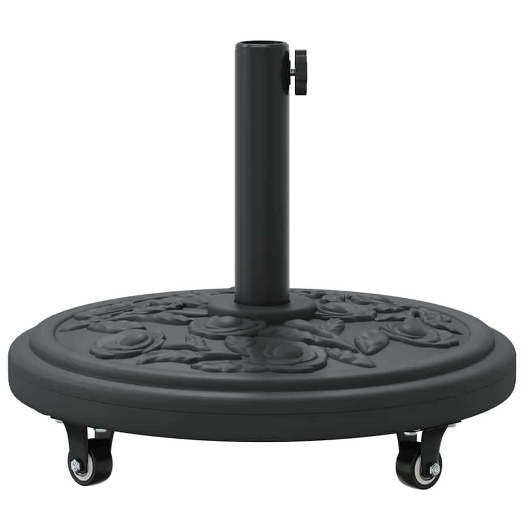 Base para sombrilla Art Deco Negro Ø 45 x 39,5 cm Hierro