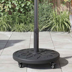 Base para sombrilla Art Deco Negro Ø 45 x 39,5 cm Hierro