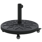 Base para sombrilla Art Deco Negro Ø 45 x 39,5 cm Hierro