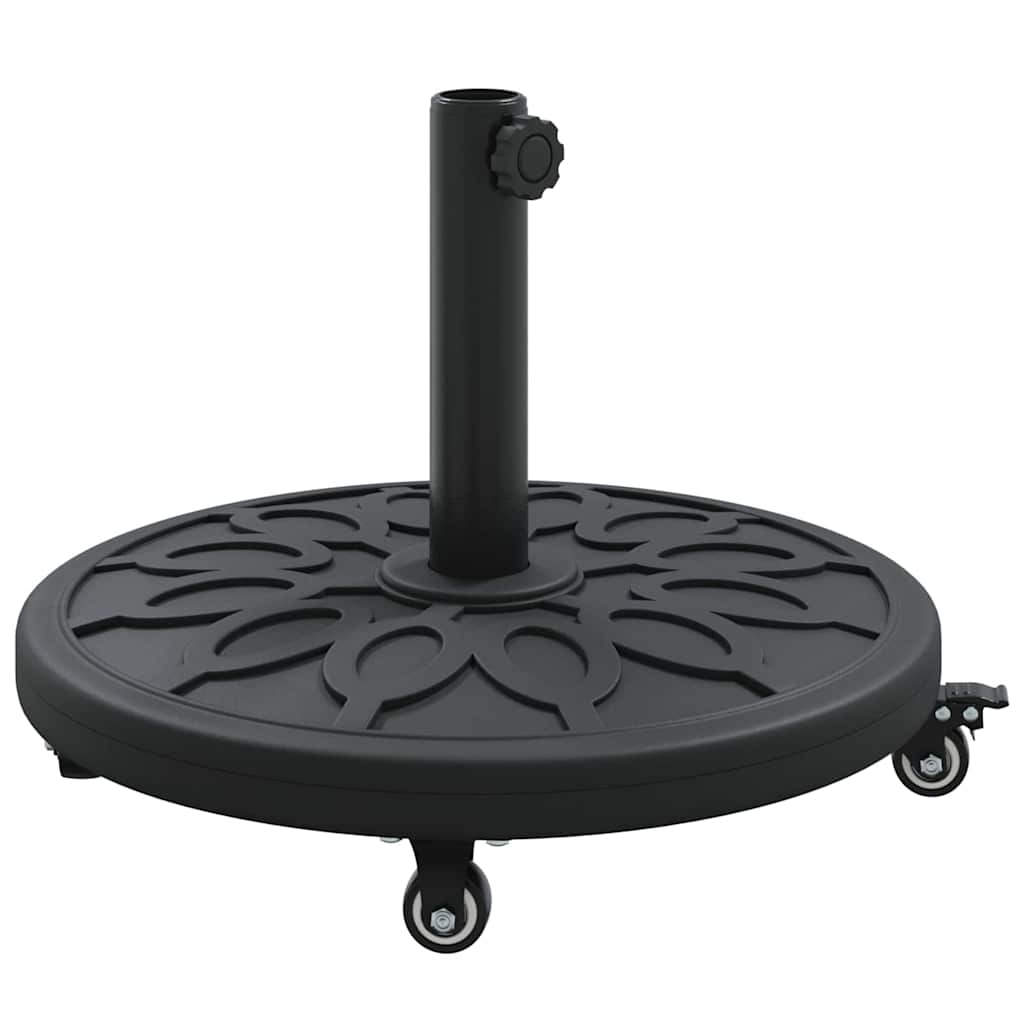 Base para sombrilla Art Deco Negro Ø 45 x 39,5 cm Hierro