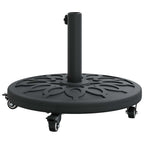 Base para sombrilla Art Deco Negro Ø 45 x 39,5 cm Hierro