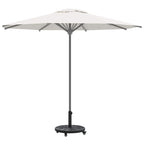 Base para sombrilla Art Deco Negro Ø 45 x 39,5 cm Hierro