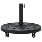 Base para sombrilla Art Deco Negro Ø 45 x 39,5 cm Hierro