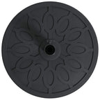 Base para sombrilla Art Deco Negro Ø 45 x 39,5 cm Hierro