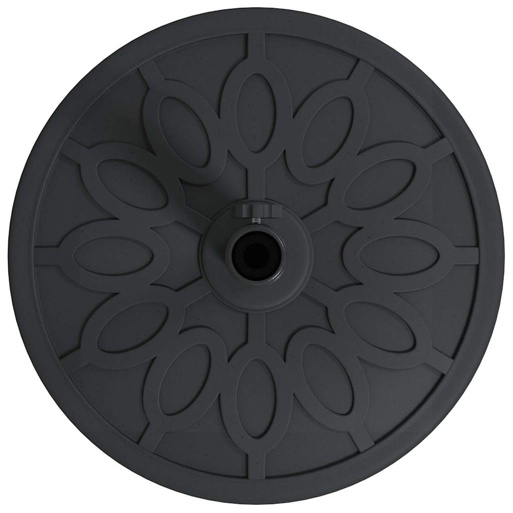 Base para sombrilla Art Deco Negro Ø 45 x 39,5 cm Hierro