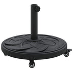 Base para sombrilla Art Deco Negro Ø 45 x 39,5 cm Hierro