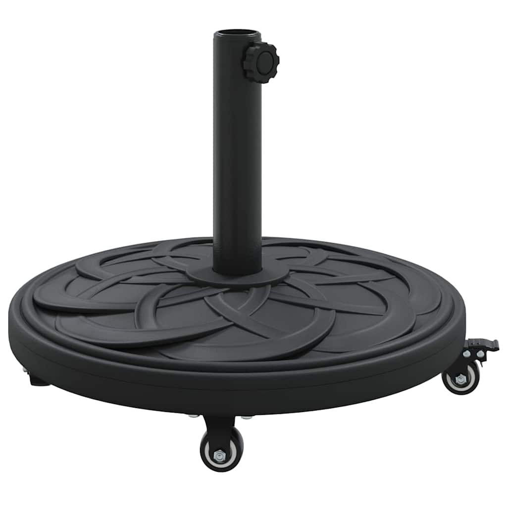 Base para sombrilla Art Deco Negro Ø 45 x 39,5 cm Hierro