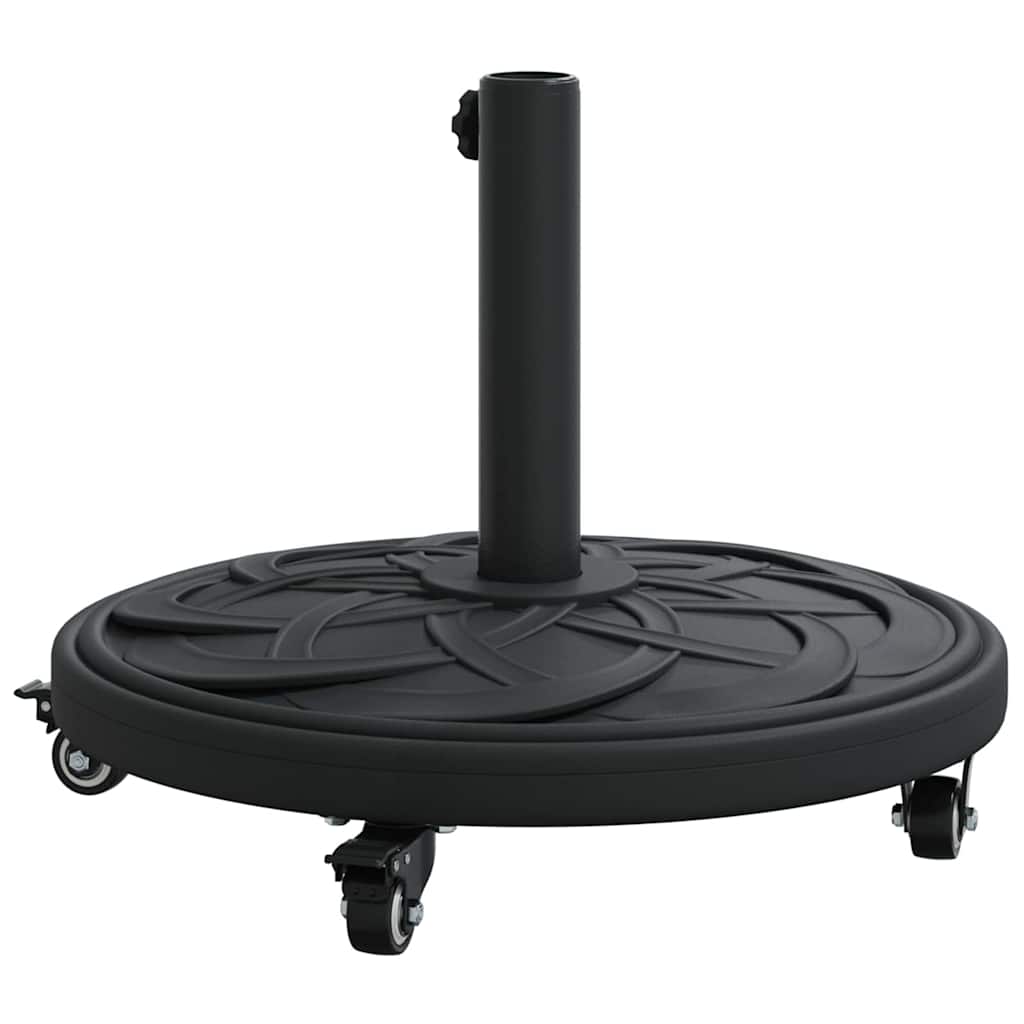 Base para sombrilla Art Deco Negro Ø 45 x 39,5 cm Hierro