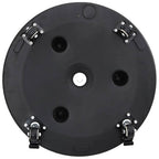 Base para sombrilla Art Deco Negro Ø 45 x 39,5 cm Hierro