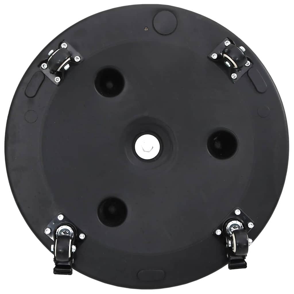 Base para sombrilla Art Deco Negro Ø 45 x 39,5 cm Hierro