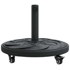 Base para sombrilla Art Deco Negro Ø 45 x 39,5 cm Hierro