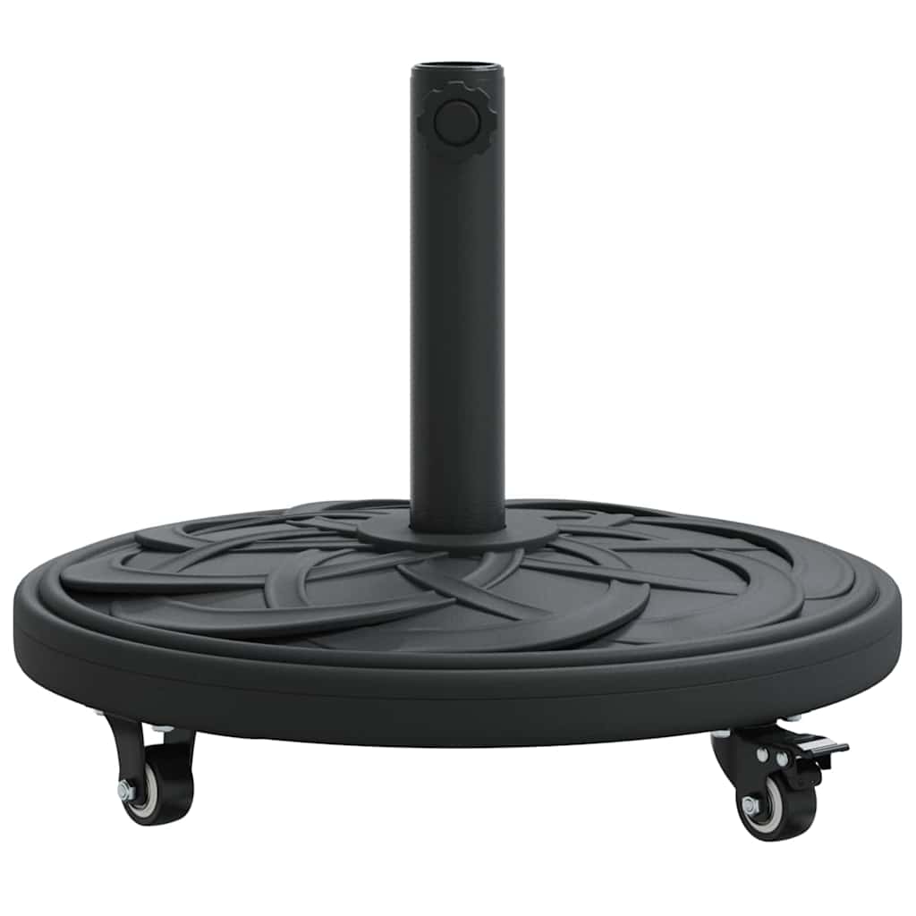 Base para sombrilla Art Deco Negro Ø 45 x 39,5 cm Hierro