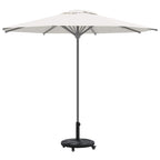 Base para sombrilla Art Deco Negro Ø 45 x 39,5 cm Hierro