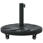 Base para sombrilla Art Deco Negro Ø 45 x 39,5 cm Hierro