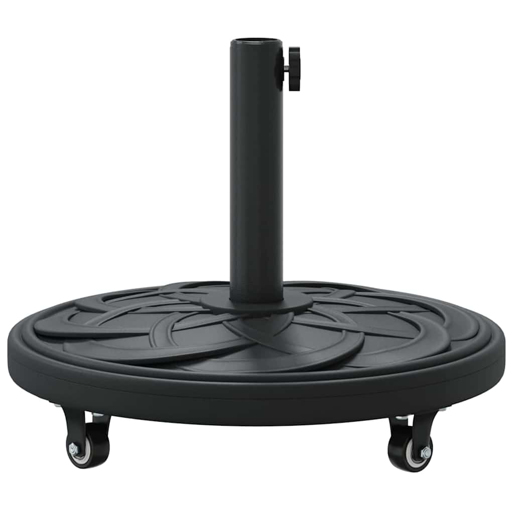 Base para sombrilla Art Deco Negro Ø 45 x 39,5 cm Hierro