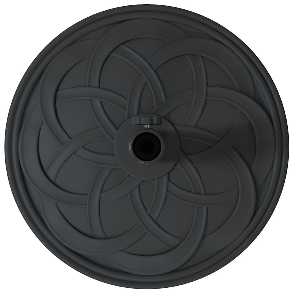 Base para sombrilla Art Deco Negro Ø 45 x 39,5 cm Hierro