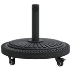 Base para sombrilla Art Deco Negro Ø 45 x 39.5 cm Hierro