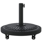 Base para sombrilla Art Deco Negro Ø 45 x 39.5 cm Hierro