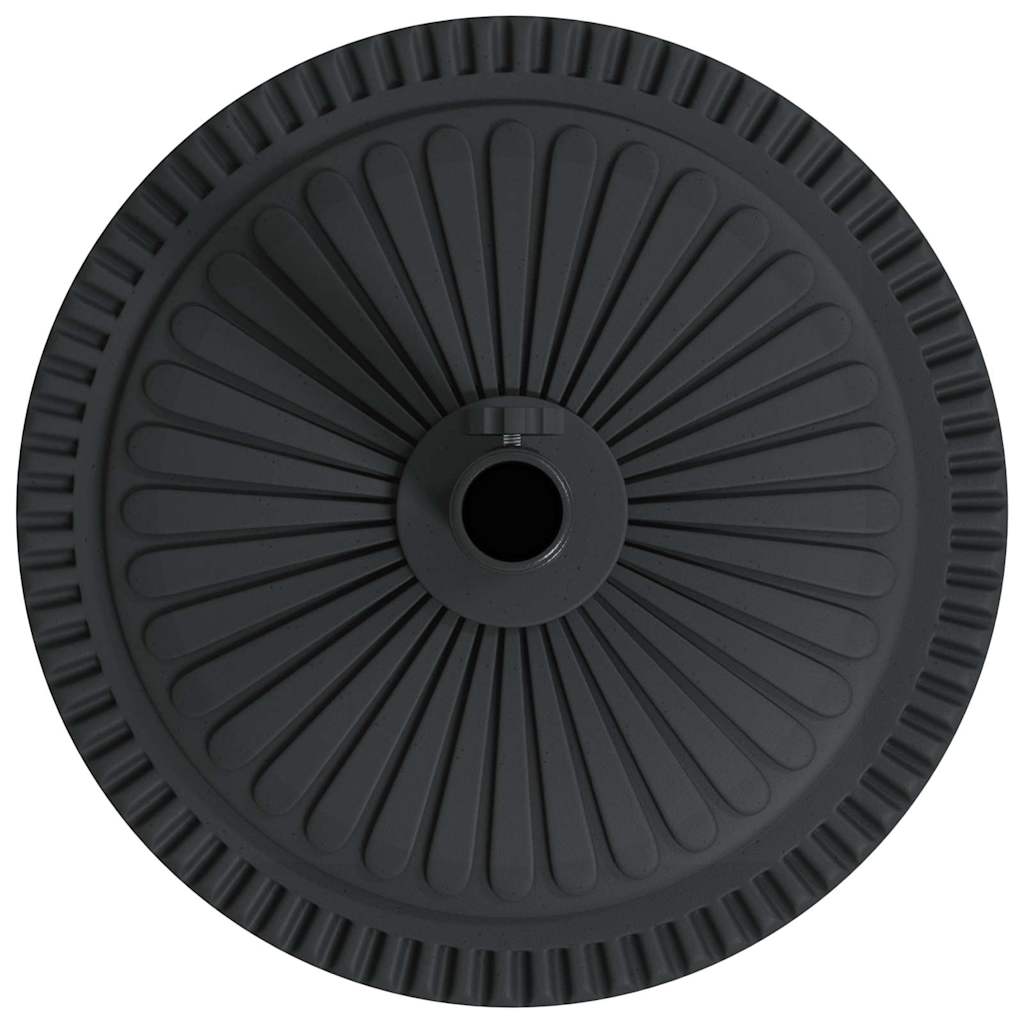 Base para sombrilla Art Deco Negro Ø 45 x 39.5 cm Hierro