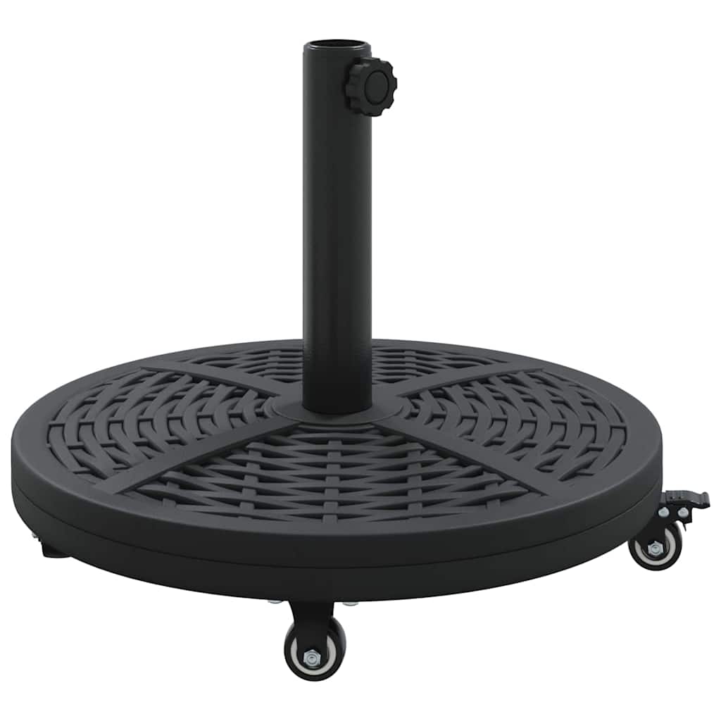 Base para sombrilla Art Deco Negro Ø 45 x 39,5 cm Hierro