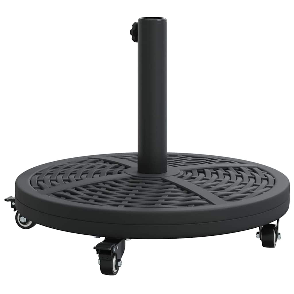 Base para sombrilla Art Deco Negro Ø 45 x 39,5 cm Hierro