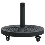 Base para sombrilla Art Deco Negro Ø 45 x 39,5 cm Hierro