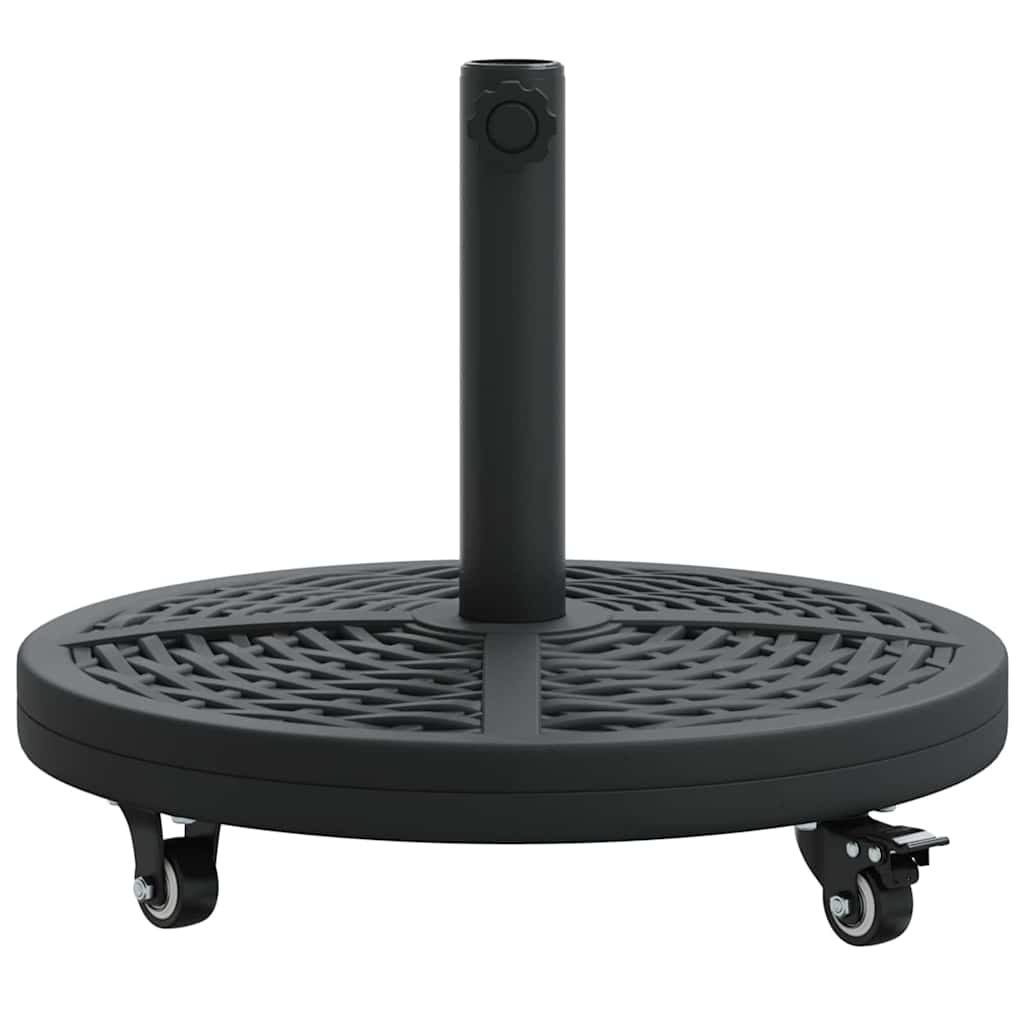 Base para sombrilla Art Deco Negro Ø 45 x 39,5 cm Hierro