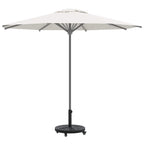 Base para sombrilla Art Deco Negro Ø 45 x 39,5 cm Hierro