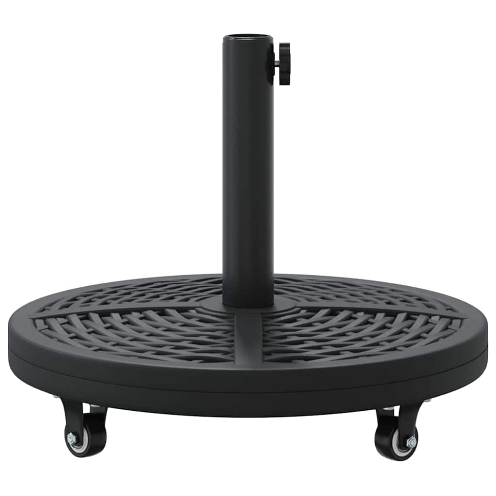 Base para sombrilla Art Deco Negro Ø 45 x 39,5 cm Hierro