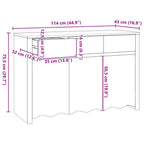 Aparador Drammen 114 x 43 x 75,5 cm Madera maciza de Pino