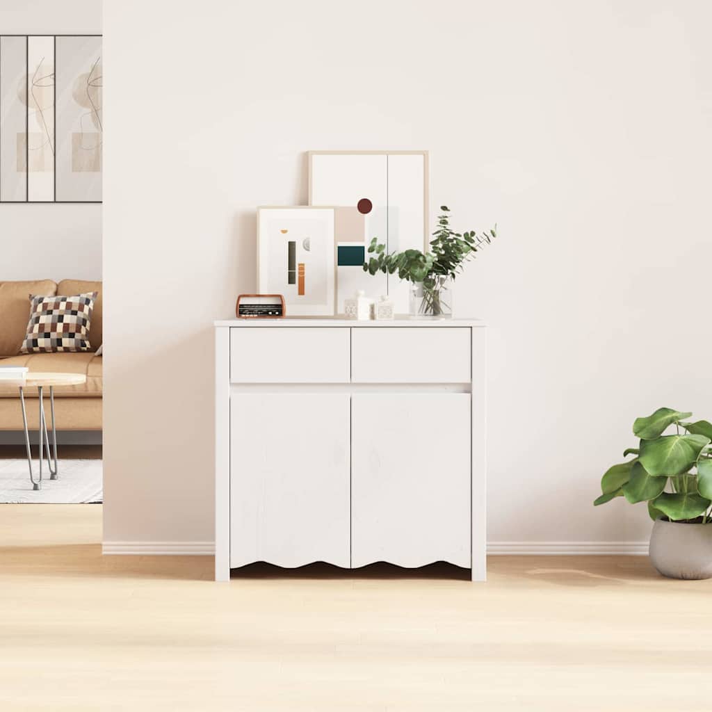 Aparador Drammen 79 x 43 x 75.5 cm Madera maciza de Pino