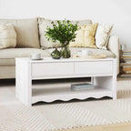 Mesa de Café con cajón Drammen Roble 99 x 55 x 45 cm