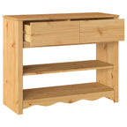 Mesa Consola con cajón Drammen Roble 89,5 x 37 x 73 cm