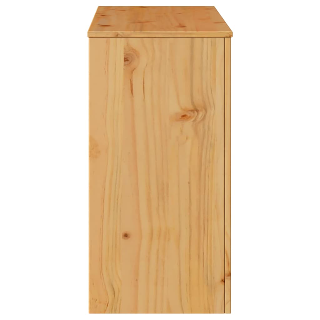 Mesa Consola con cajón Drammen Roble 89,5 x 37 x 73 cm