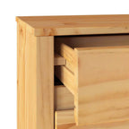 Mesa de Café con cajón Drammen Roble 45 x 35 x 56 cm