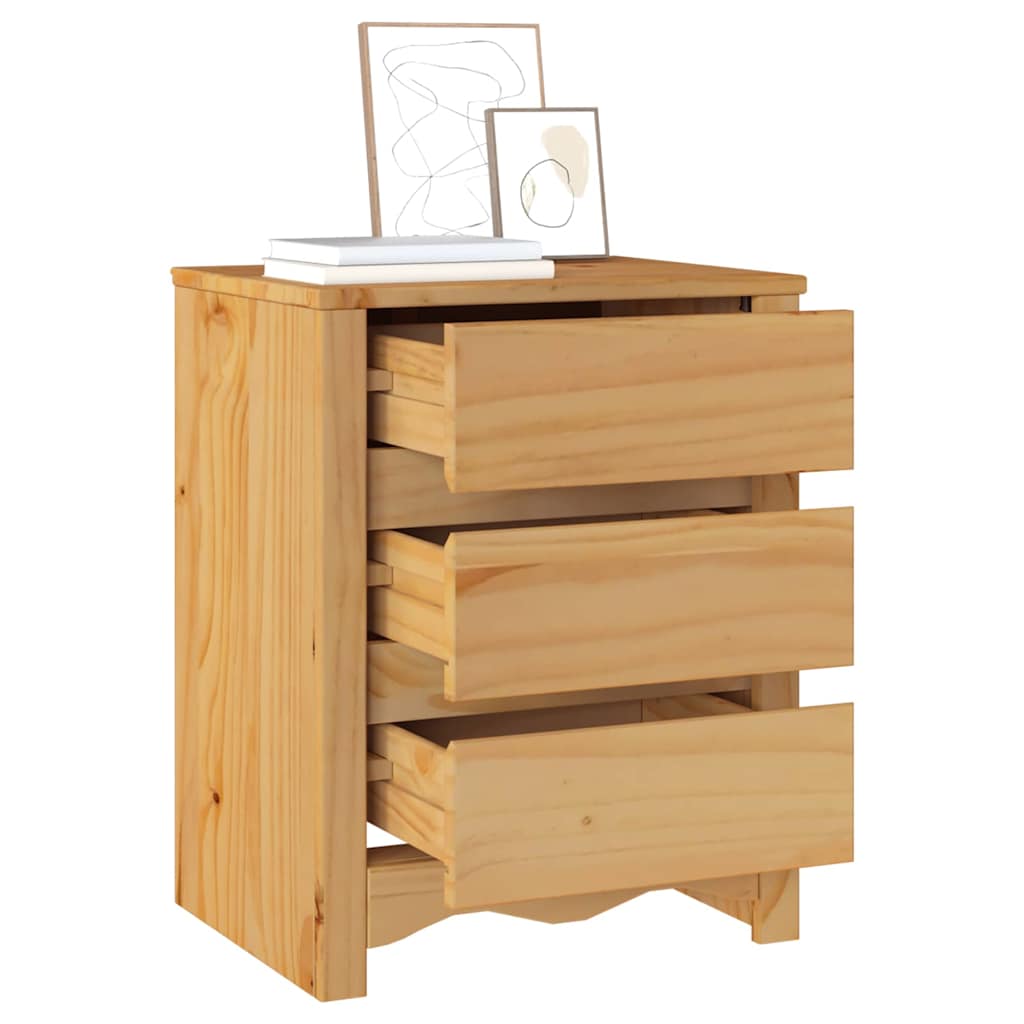 Mesa de Café con cajón Drammen Roble 45 x 35 x 56 cm
